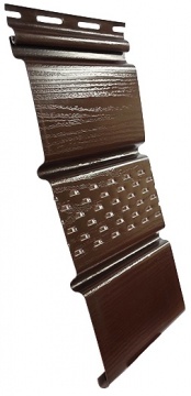 Софит с центральной перфорацией LeaderVinyl макадамия  0,84 м.кв.  